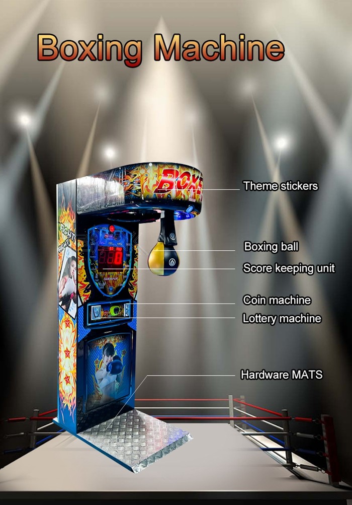 New Update Automatic Boxing Machine Arcade Boxing Punching Game For Sale