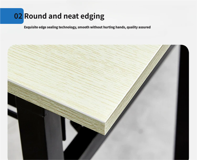 Modern Double Layer Foldable Lightweight Waterproof Outdoor Metal Table Rectangular Office Meeting Study Computer Training Desk