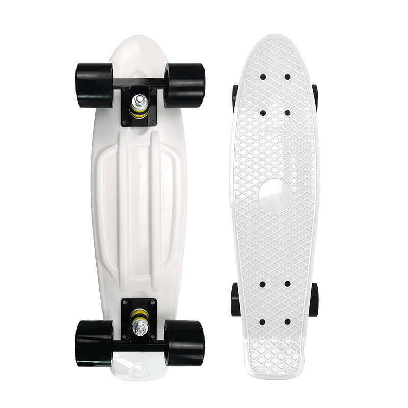 Plastic Mini Penny Complete Skateboards 22 With Blue Deck Red Wheels