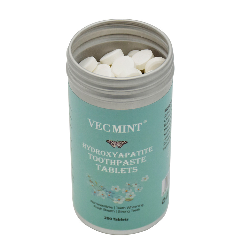VECMINT Lily TeethTablets Bamboo Charcoal 200tablets teeth whitening fresh breath reduce plaque