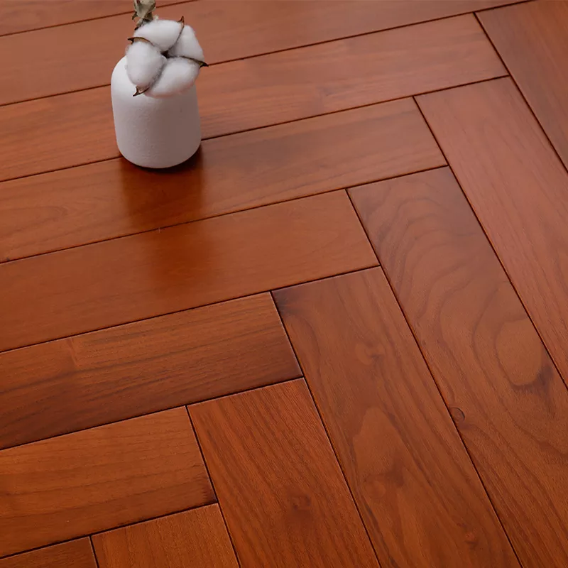 Engineered Wood Flooring Type Parquet Wood Flooring in Antiqued Mable Teak Oak Walnut