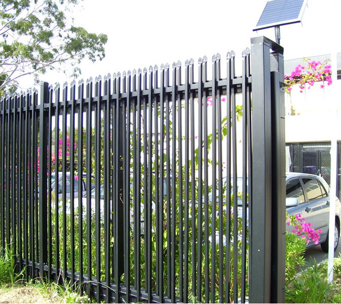 Hot Dipped Galvanized 2100x2400mm Steel Tubular Fencing For Security
