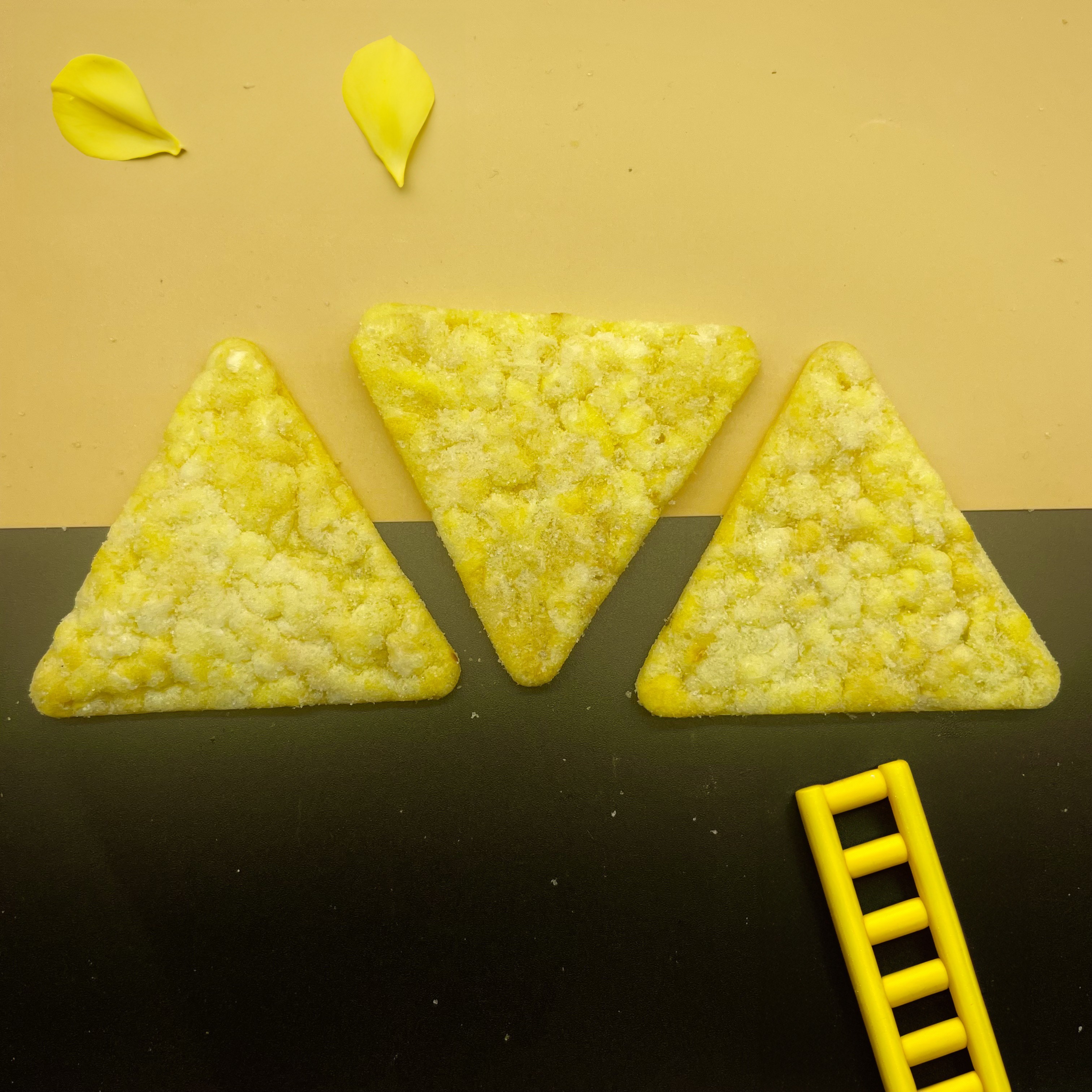 Crispy Triangle Corn Cracker Chips Gluten Free Artisan Crafted