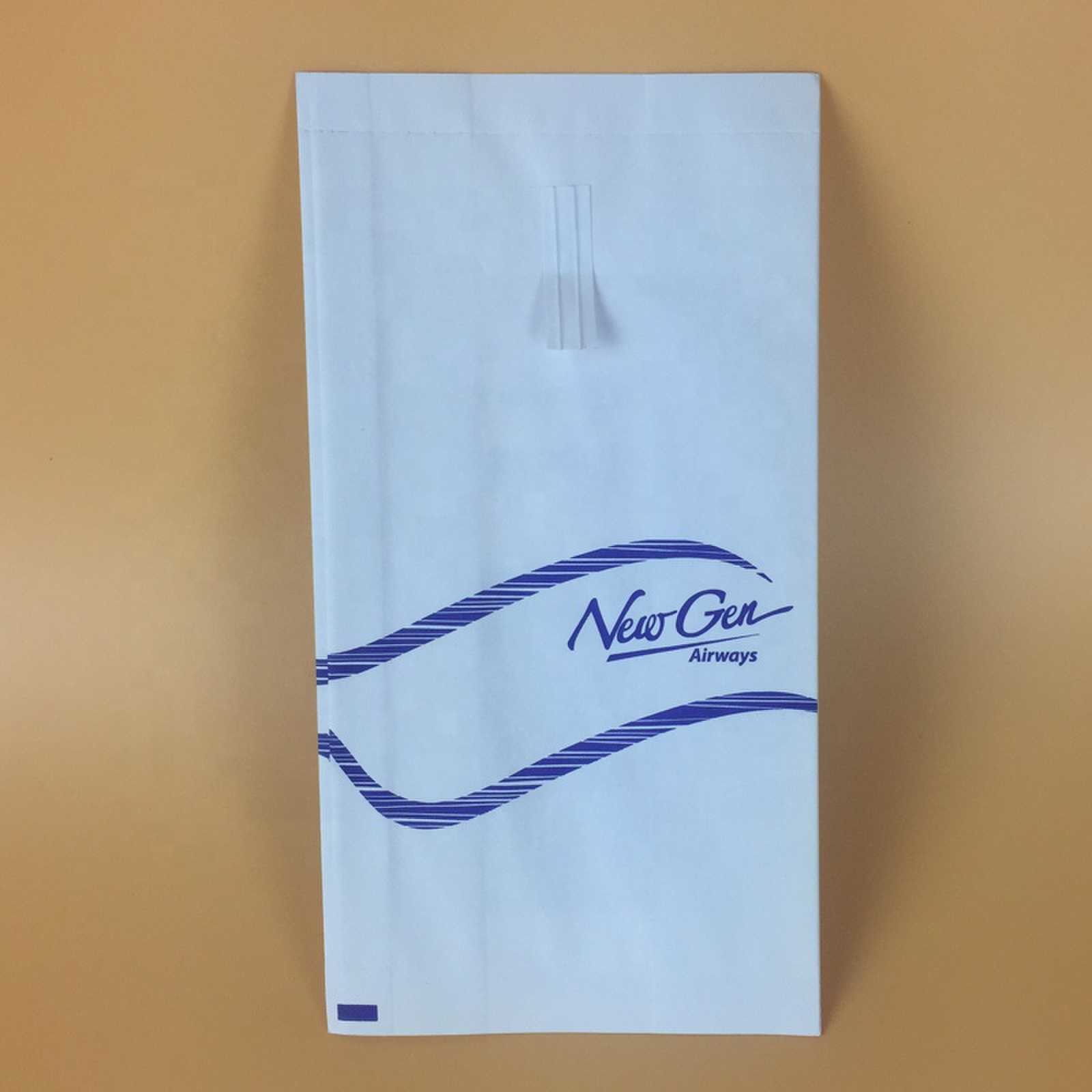 Disposable Airline Barf Vomit Motion Sickness Bags For Car Uber Travel