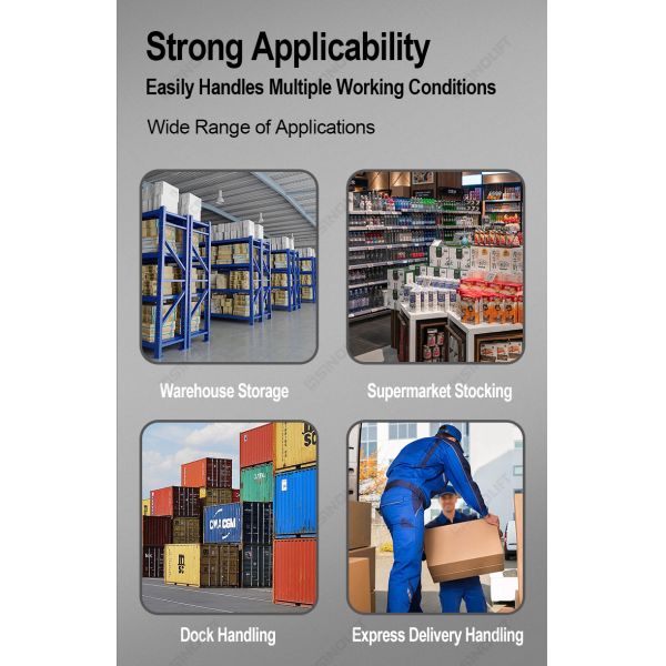 Model QDA15EL03 1.5 Ton Strong Capacity Walkie Fully Electric Stacker