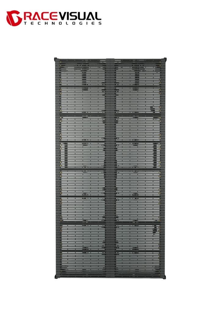 5000nits 7680hz Outdoor Transparent P3.9-7.8mm