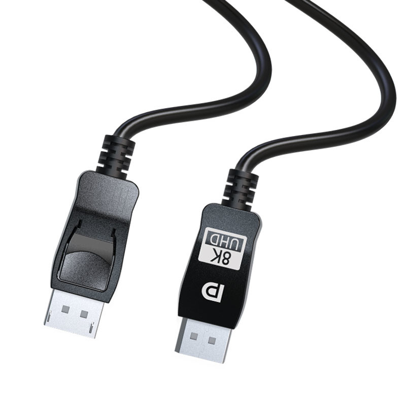 6.6ft High Speed DP 8K Displayport Cable For Laptop VESA Certified