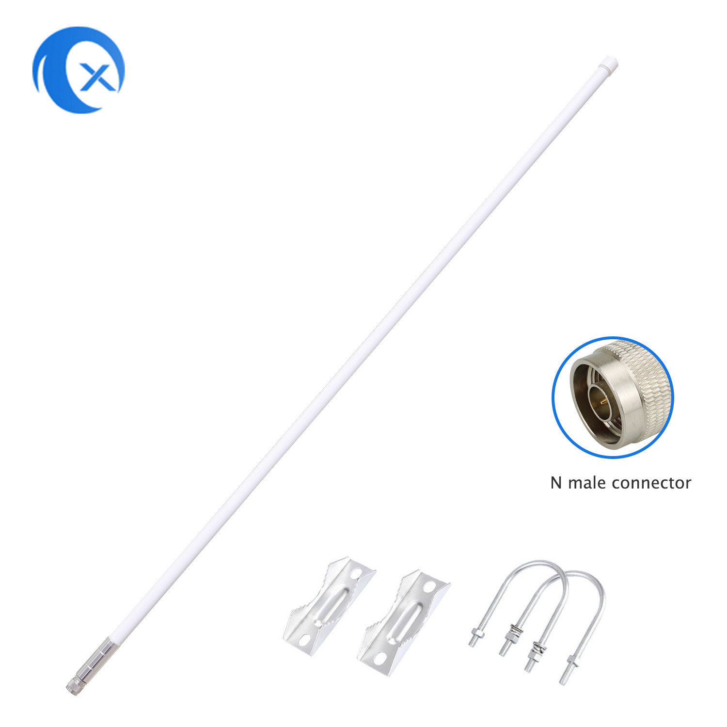 N Female Connector 8dBi LoRaWAN Fiberglass Antenna