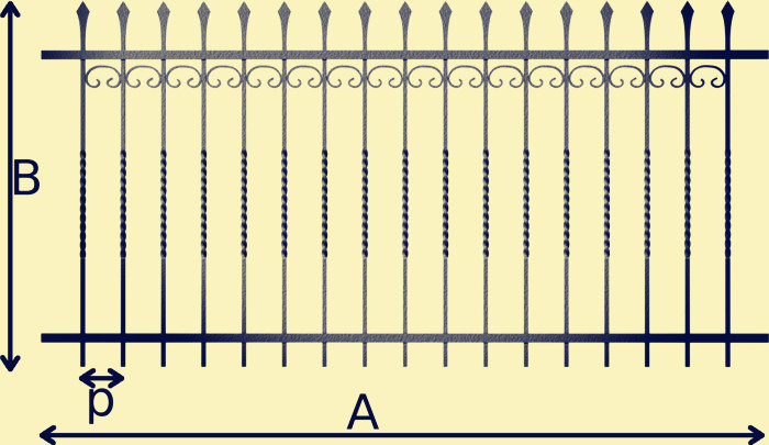 spear top pickets steel fence