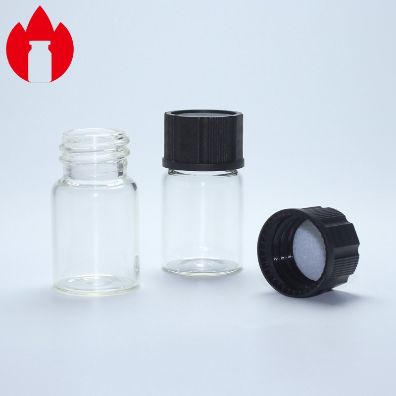 7ml Clear Borosilicate Glass Screw Top Vials For Medical