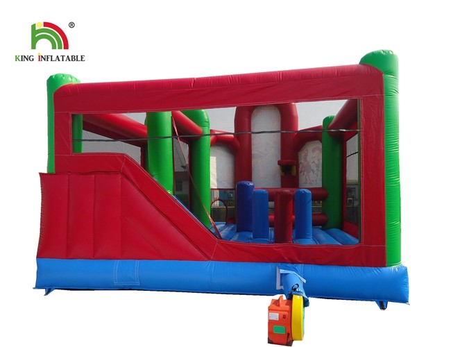 N Slide Water Inflatable Jumping Castles Digital Print Clown Themed Bounce