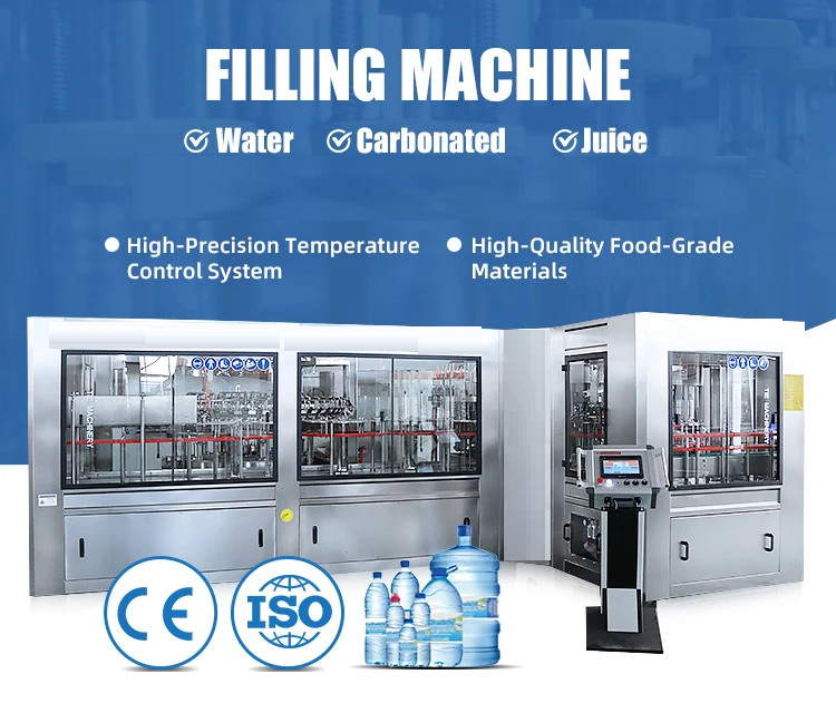 Automatic Water Bottling And Capping Machine Production Line Bottle Water Filling Machine