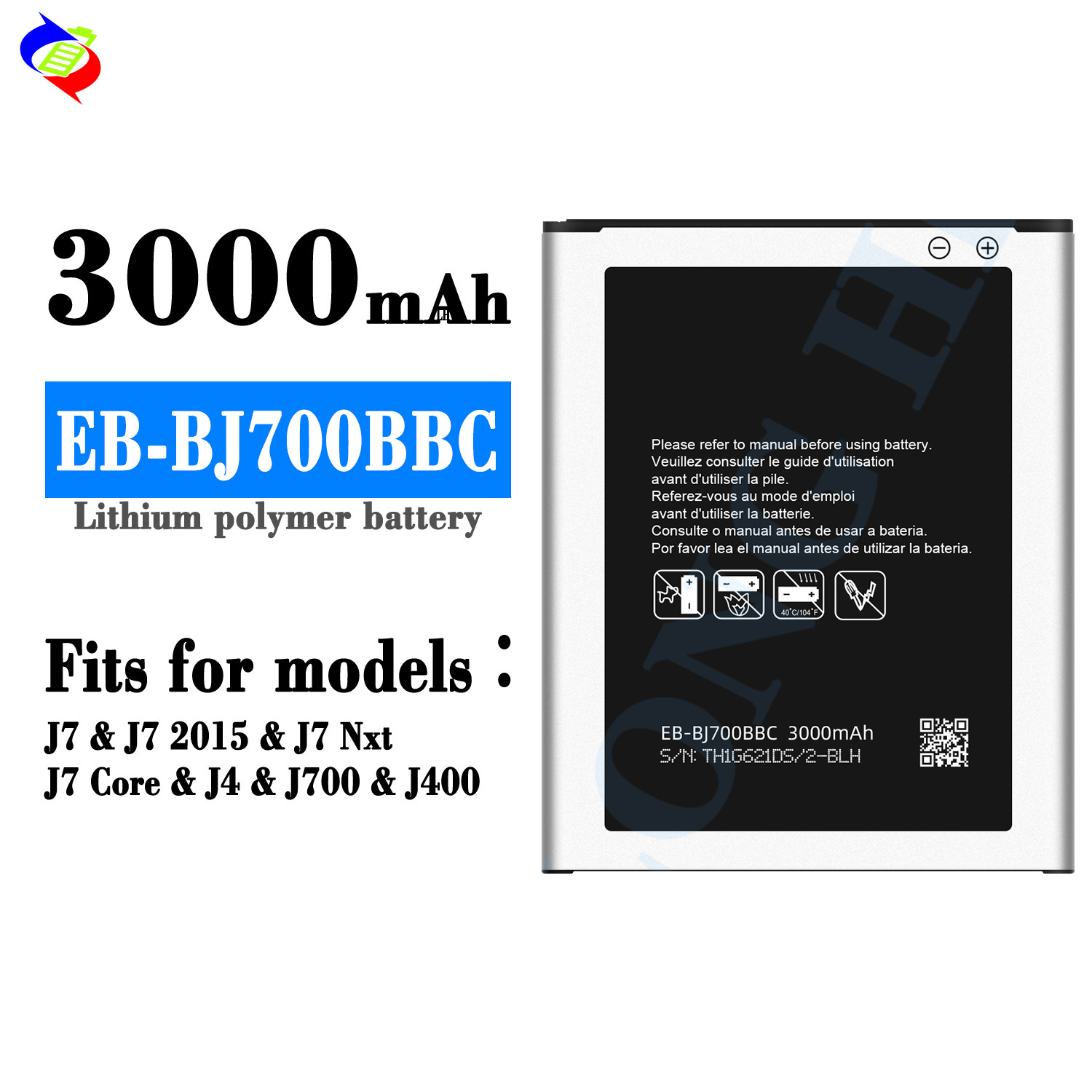 For Samsung GALAXY J7 J7008 J4 J700F J7009 J7000 J701F EB-BJ700BBC EB-BJ700CBE EB-BJ700CBC Oem Excellent Phone Batteries