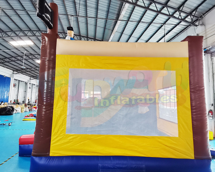 Backyard Inflatable Bouncer Slide Pirate Ship Bounce House