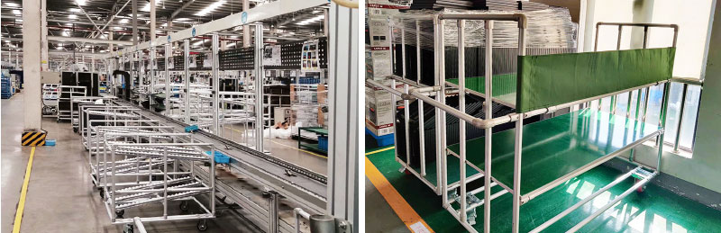 The Third Generation Lean Pipe Aluminium Alloy Tube For Trolley Cart