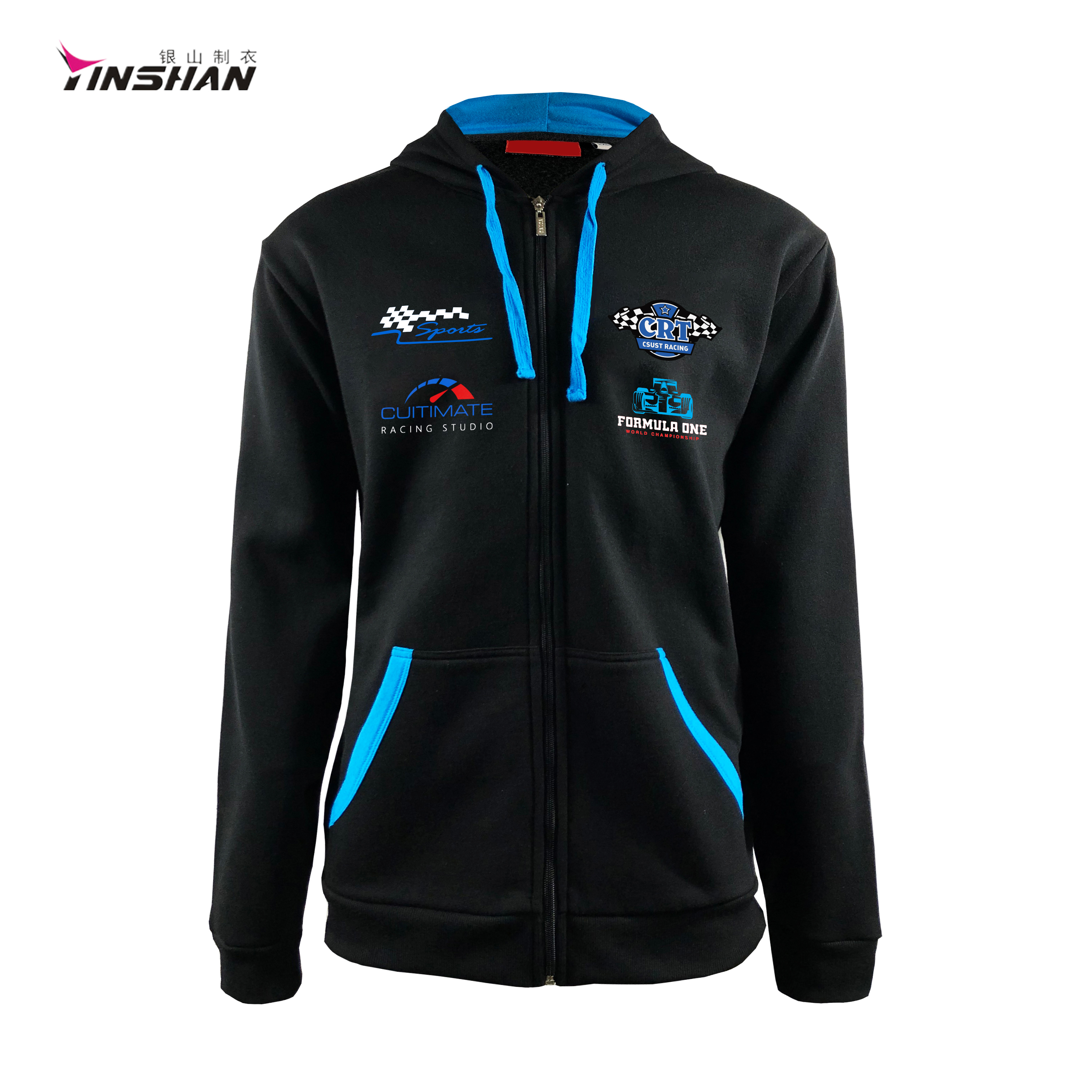 Unisex Motorcycle Auto Racing Hoodie Custom Breathable F1 Racing Hoodie 100% Polyester