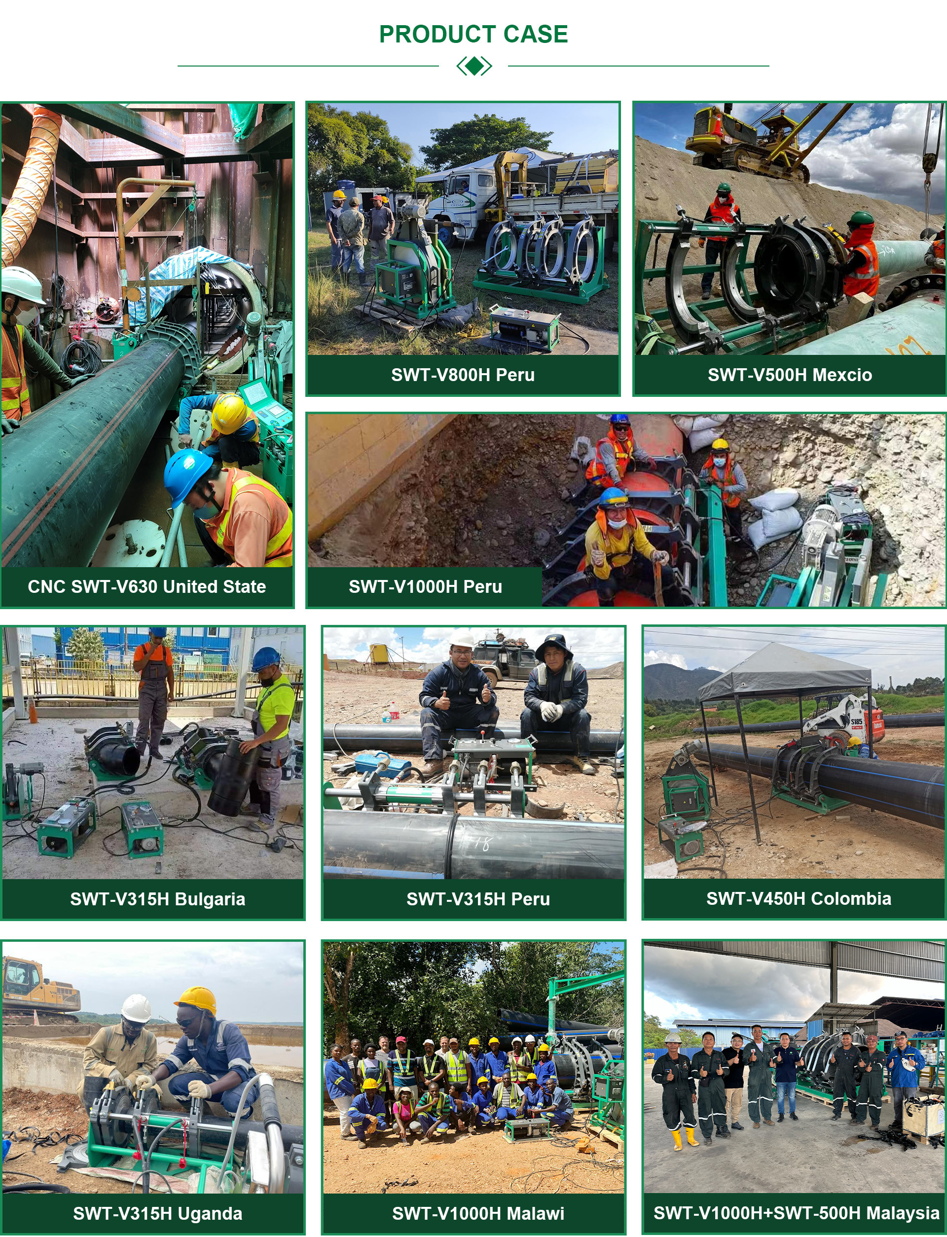 Effecitve 1000mm HDPE Pipe Butt Fusion Welding Machines For Irrigation Water Supply