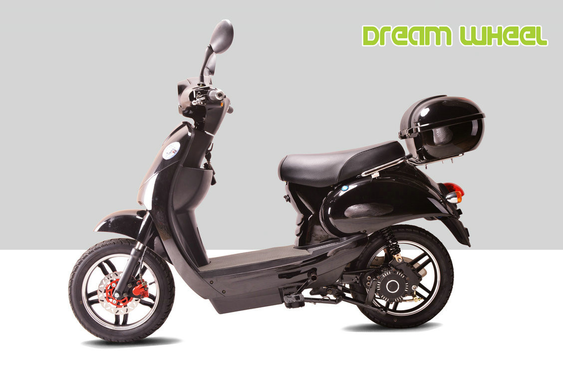 32KM/H Electric Moped Pedal Assist Electric Scooter 500W 16" X 3.0 Disc Brake