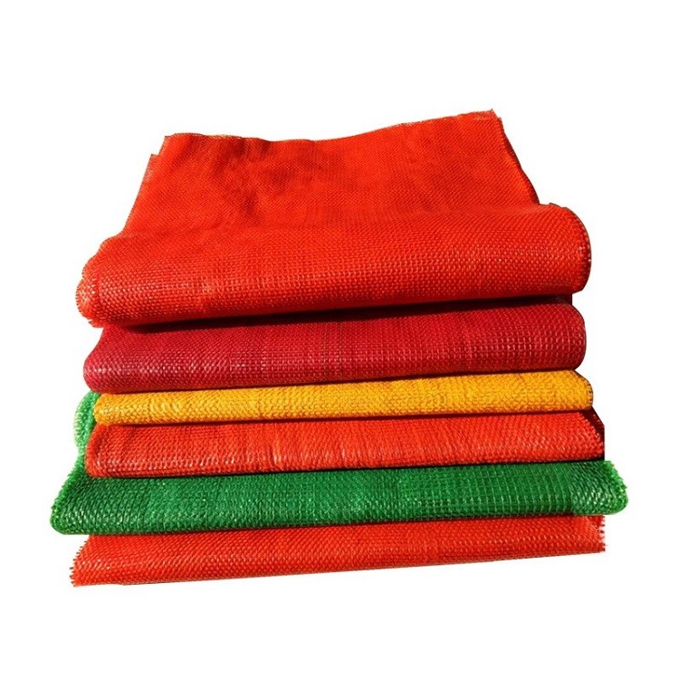 Anti UV Mesh Netting Bags For Vegetable Fruit Plastic PP Tubular Lemon Drawstring Sack