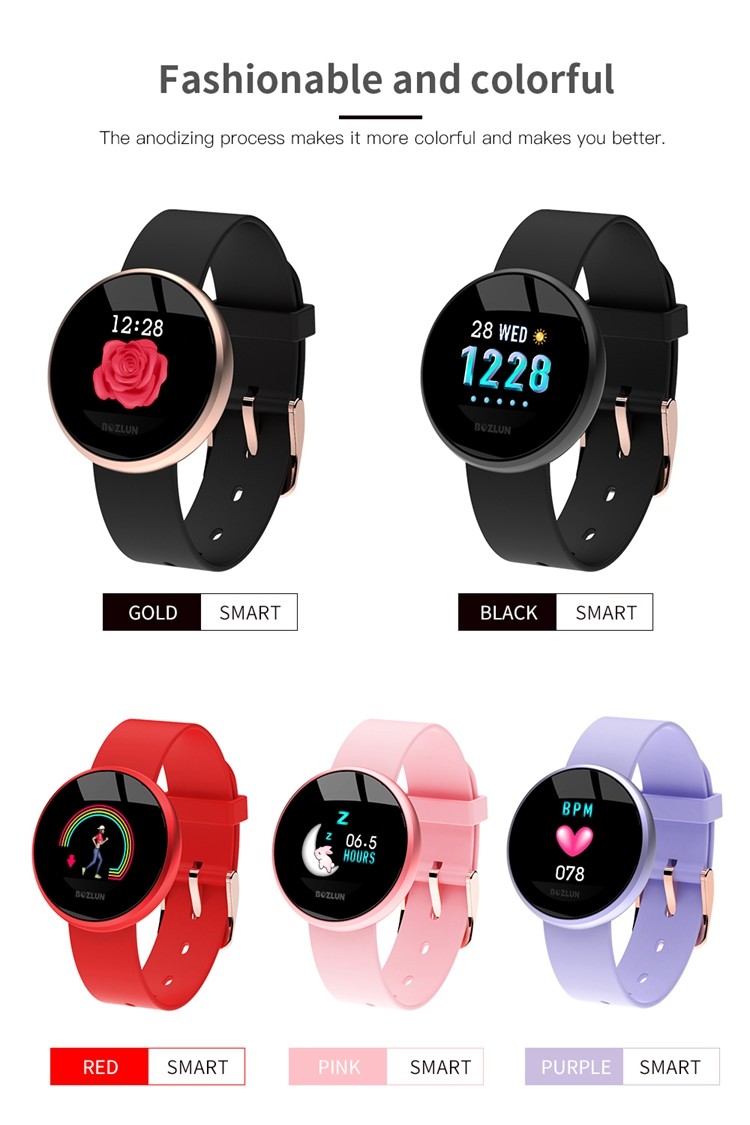 BLE4.0 Smart Bluetooth Watch Accurate Pedometer Physiological Period Monitoring