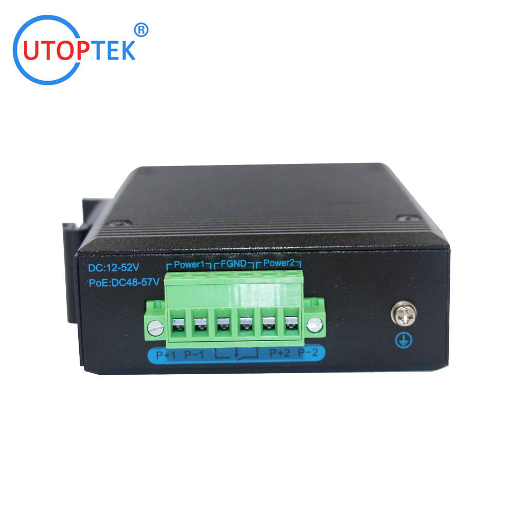 Gigabit 8 port industrial PoE and 2 fiber optical SFP Din-rail Ethernet poe Switch