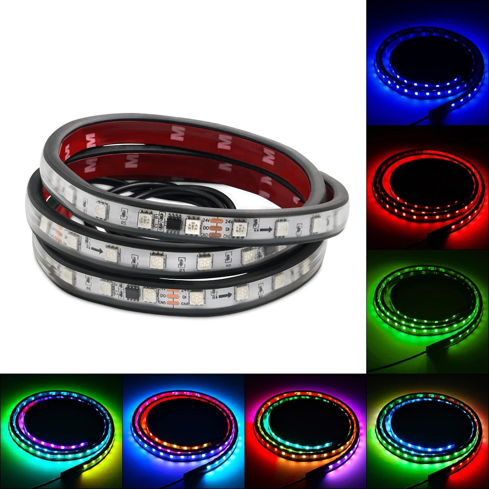 DC24V RGB Truck Led Strip Vehicle LED Work Lights Emergency Vehicle Led Strip Lights