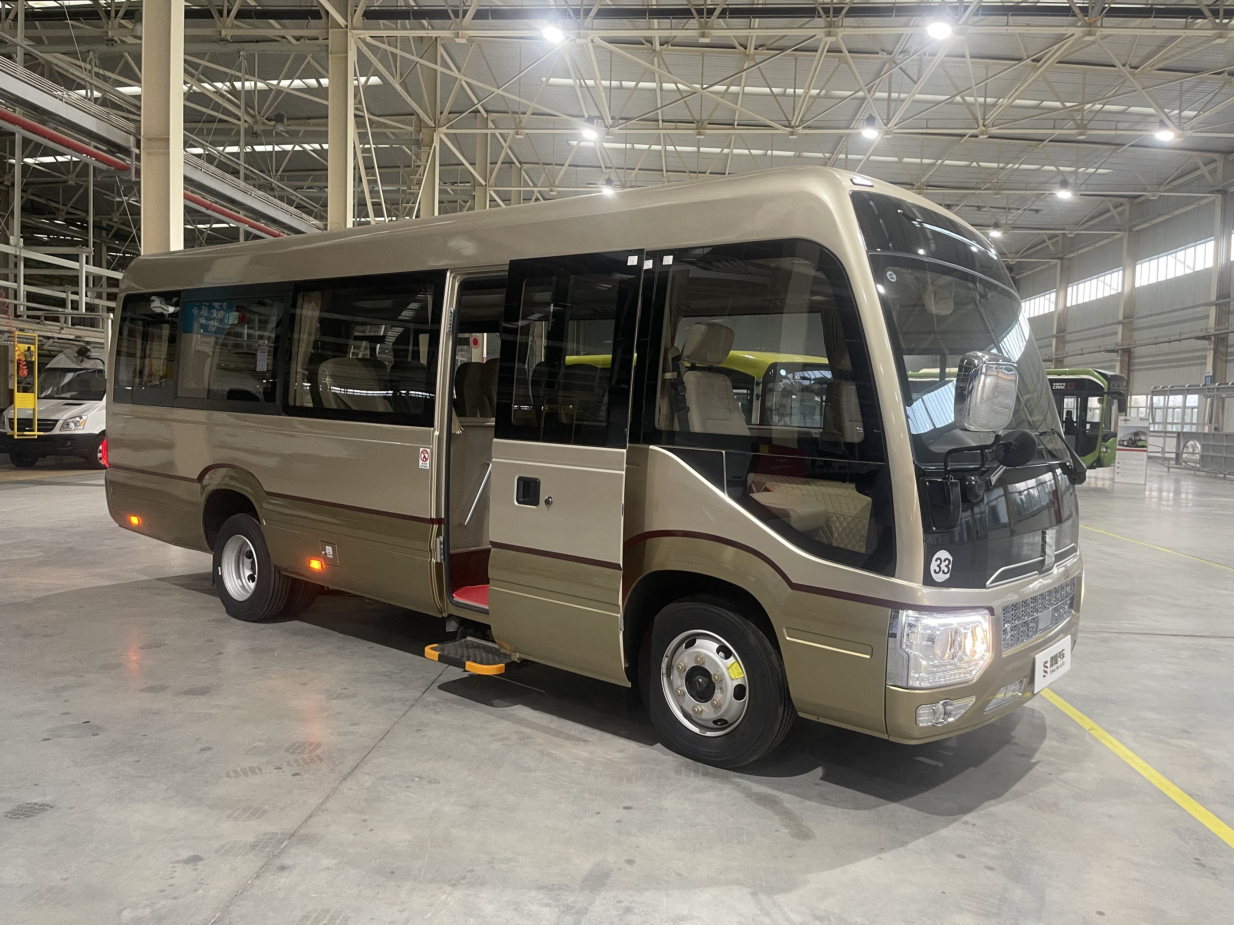 2024 Brand New LHD Mini 30 Seater Coaster Bus with Engine Capacity 4L