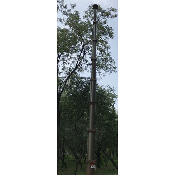 10m manual crank lifting telescopic mast-aluminum materials-telescoping mast-antenna mast