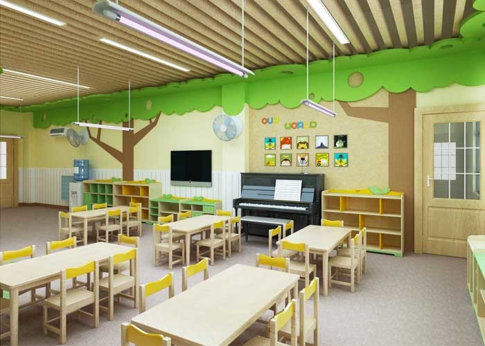 Practical Kindergarten Classroom Floor Plan Solid Durable Economical CE SGS Approved