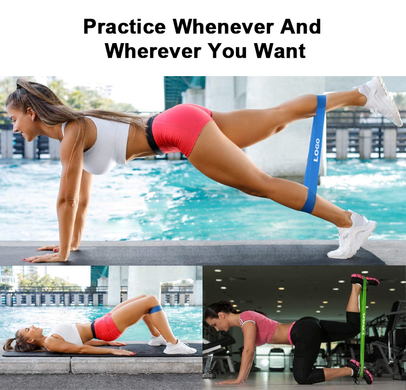 Latex Fitness Straps Anti Slip Resistance Band Loop For home Workout