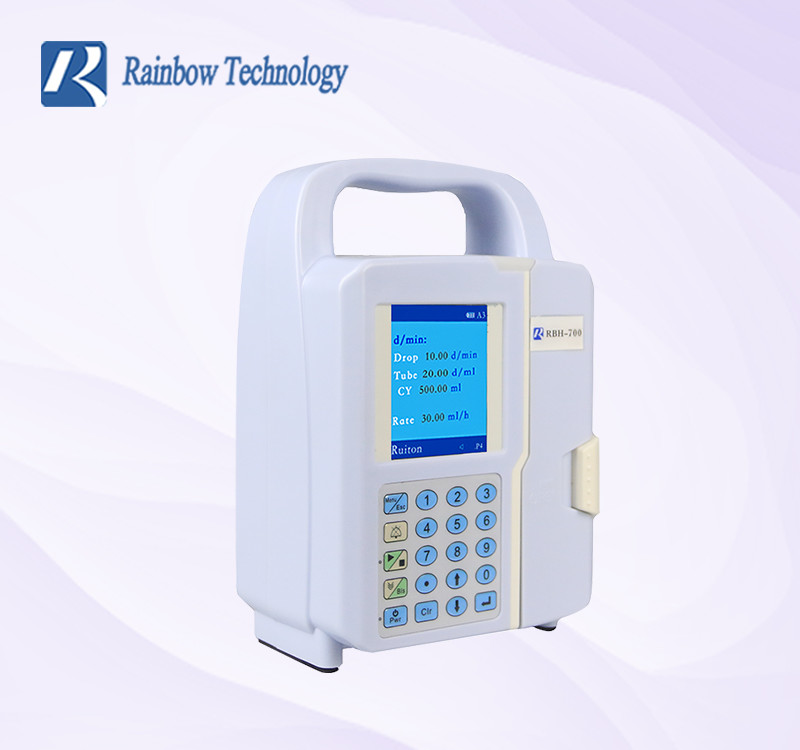 multipurpose Portable Infusion Pump Semi squeeze finger type For Ward