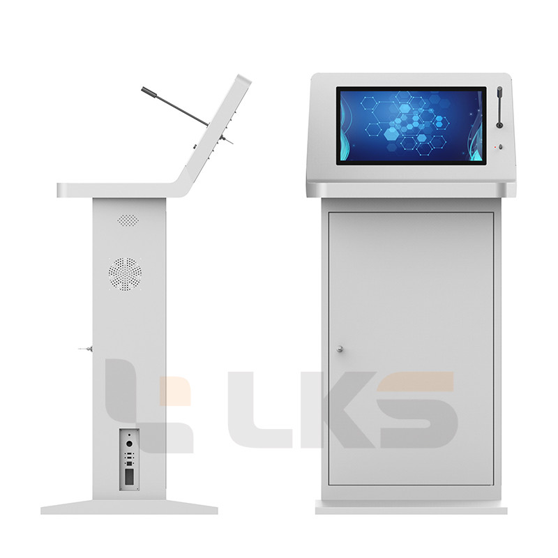Electronic Recording Smart Digital Lectern Podium For Classroom Educational Equipment