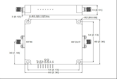 NXPA2G-18GHz-8W Portable RF Power Amplifier Module High-Power Anti-Drone Anti-UAV System with Accessories