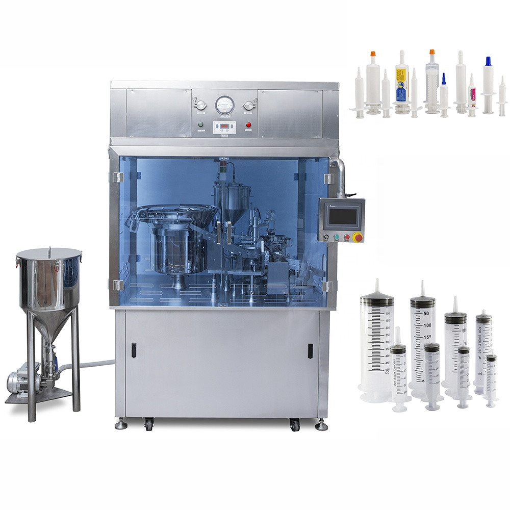 Good Performance Aseptic And Efficient Plastic Prefilled Syringe Filling Capping Machine