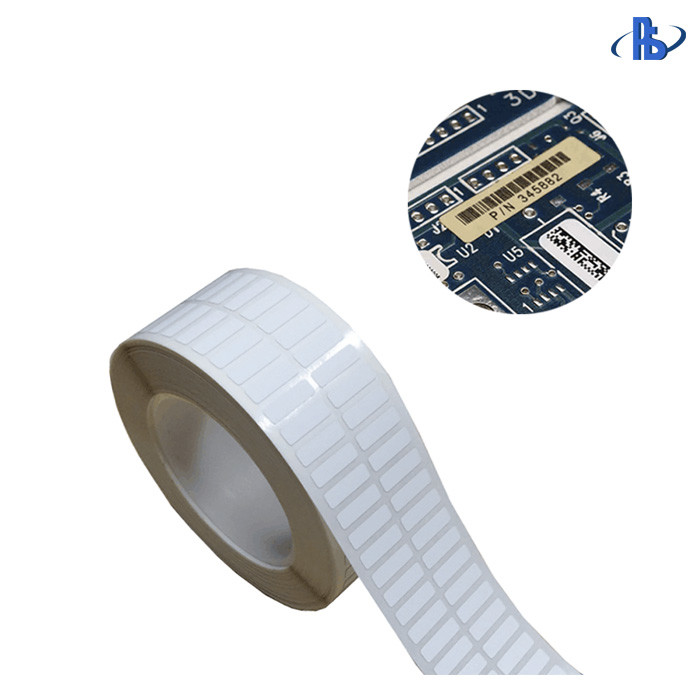 PI Security Labels Stickers , High Temperature Resistant Labels
