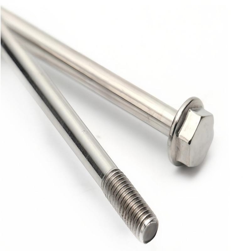 Long Machine Extra-Long Screw Of Motor Rotor Bracket With Extended Hexagon Flange Bolt And External