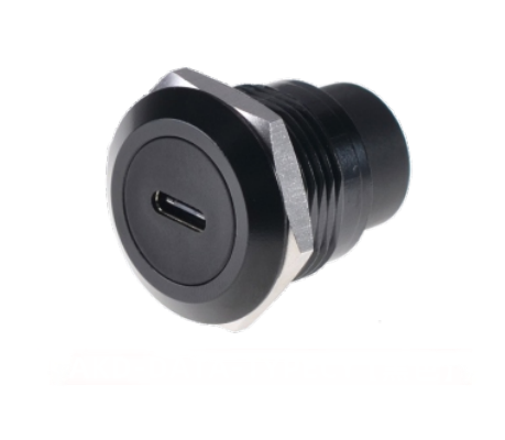 USB TYPE C Zinc Alloy Square Data Connector Dustproof Audio Data Connector for Industrial Electronics Accessories
