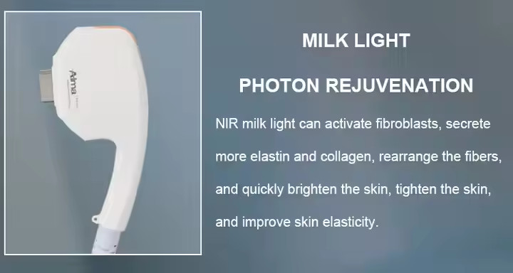NIR Milk Light Whitening Ice 808nm Diode Laser Device 4 Wavelength 755 808 940 1064 Diode Laser Hair Removal Machine