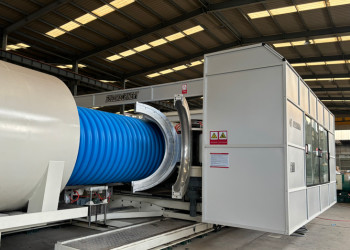 High Output PP PE PVC Double Wall Corrugated Sewage Pipe Manufacturing Process Machine