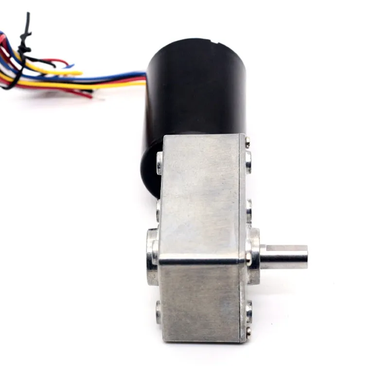 Micro Brushless DC Right Angle Motor A58-3650 Worm Gear Motor DC 24V 24v Dc Worm Gear Motor