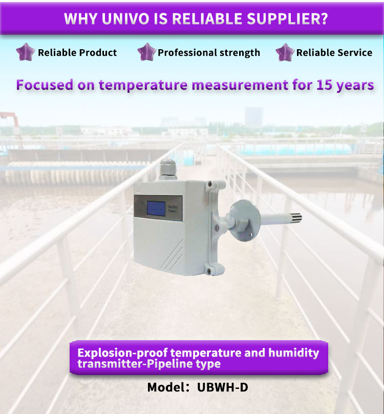 UNIVO UBWH-DY Explosion-proof Humidity Temperature Sensors for Industrial Applications