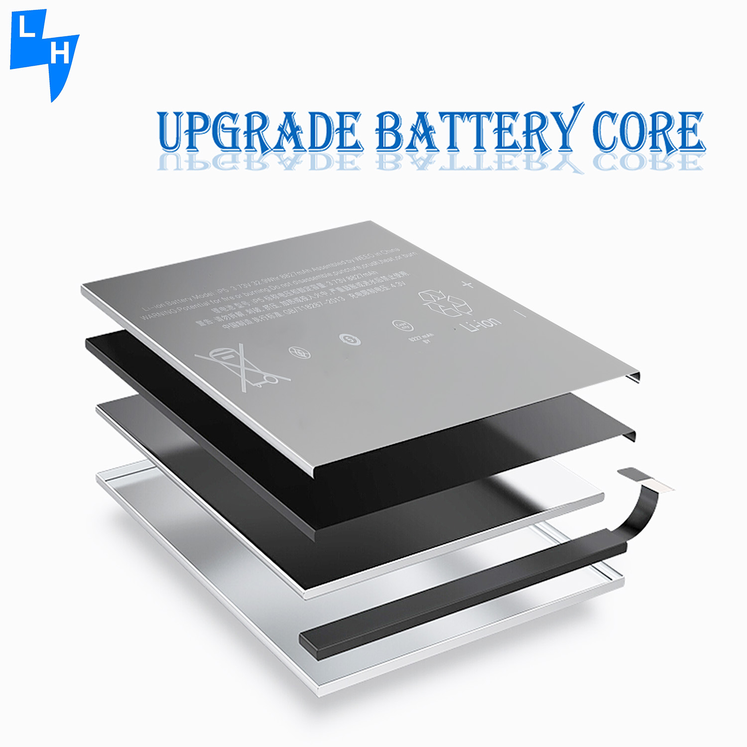 Battery for iPad Air A1474 A1475 A1476 A1822 A1823 A1893 A1954 A2197 A1484 8827mAh