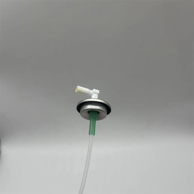 Aluminum Button Actuator Metered Aerosol Valve for Gasket Sealing