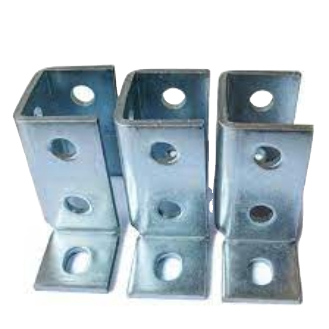 ISO9001 2008 Certified Customized L Shape Steel Flat Angle Bracket for Cabinet Frame