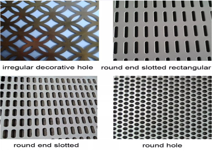 Elliptical Hexagonal Aluminium Panel Perforated Metal Screen Sheet 1.22m 1m