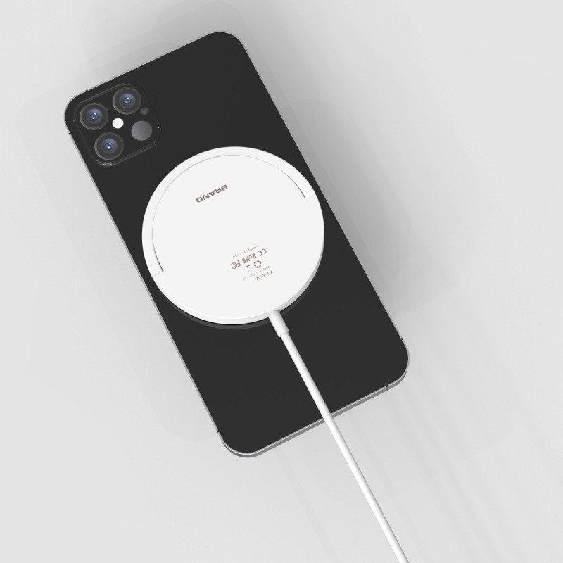 Type C 15W Magnetic Wireless Charger Stand For Iphone 12 Pro Mini