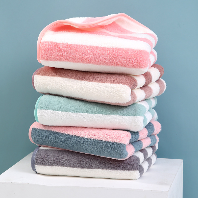 Adult 100% Cotton Thickened Coral Velvet Beach Towel for Home and Age Group