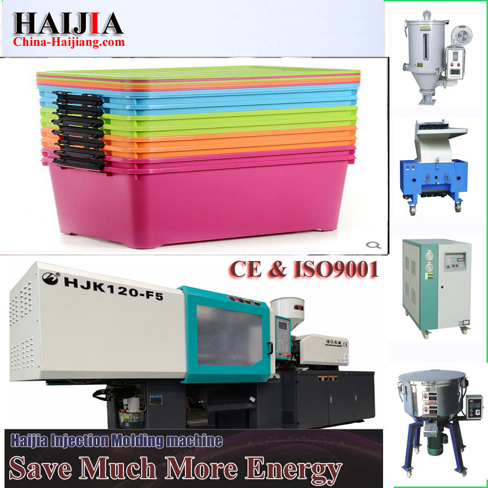 plastic crate basket box injection molding machine manufacturer mould production line in China