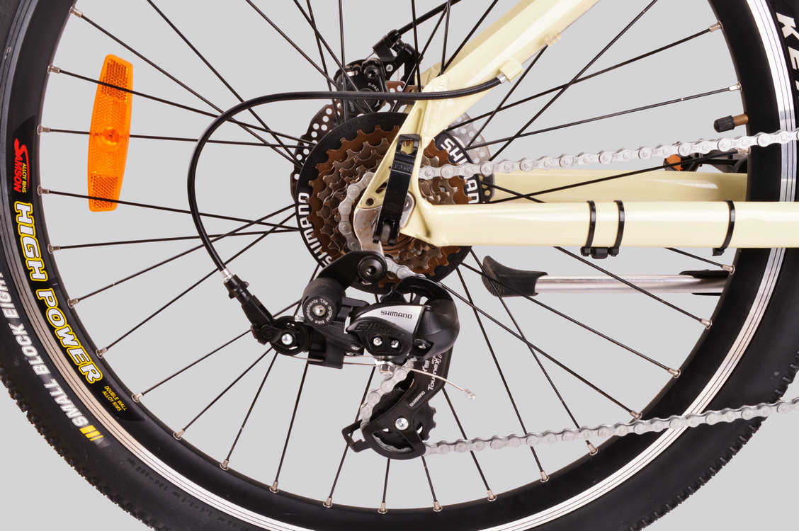32km/H Mens Mid Motor Electric Bike , 36V 350W Mid Motor Electric Mountain Bike