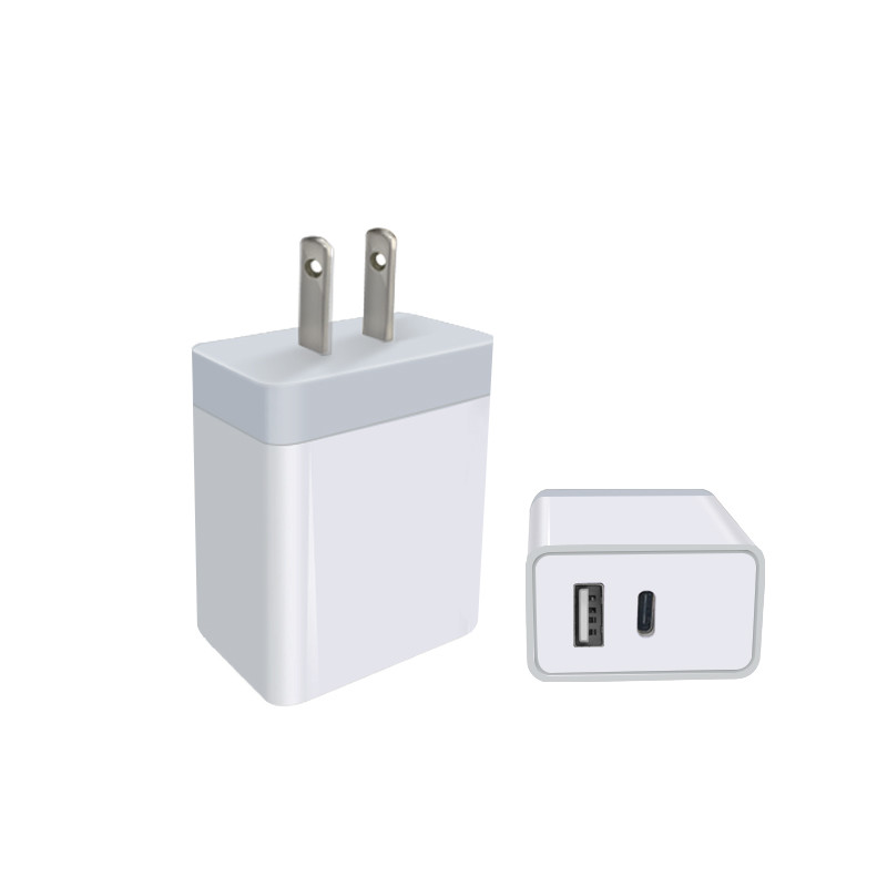 28W PD TRAVEL CHARGER TYPE-C +USB FAST CHRGER for Macbook compatible with HUAWEI QUICK CHARGE QC3.0/QC2.0 UK EU US IN